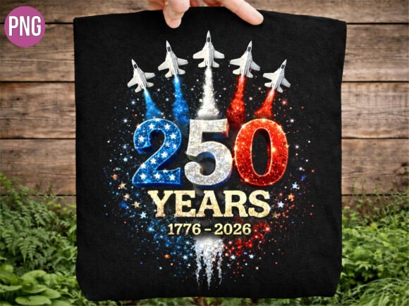 Celebrate 250 Years: Jet Air Show Design for Patriotism