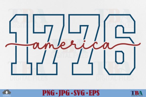 Celebrate Independence: 1776 America SVG for Modern Design