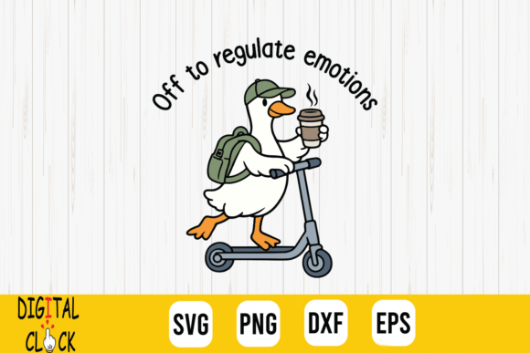Humor & Heart: The Goose on a Scooter in Design