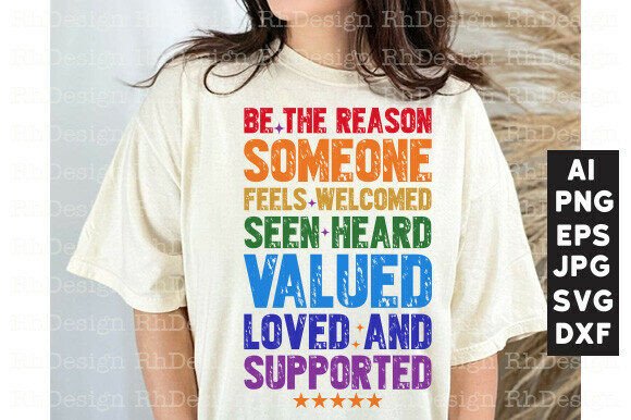 Rainbow Affirmation Quote PNG for Pride: Design & Use