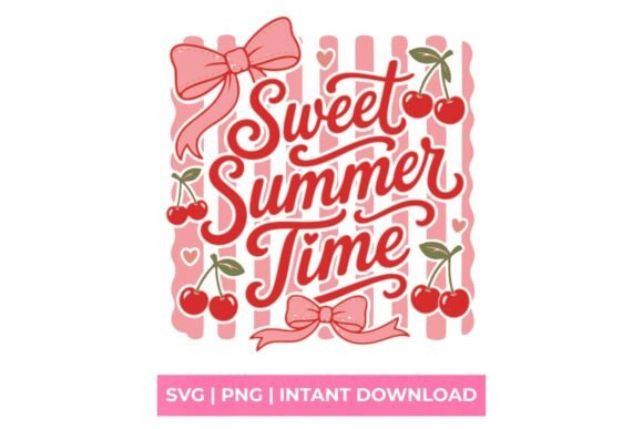 Sweet Summer Time Cherry Bow SVG: A Design Asset